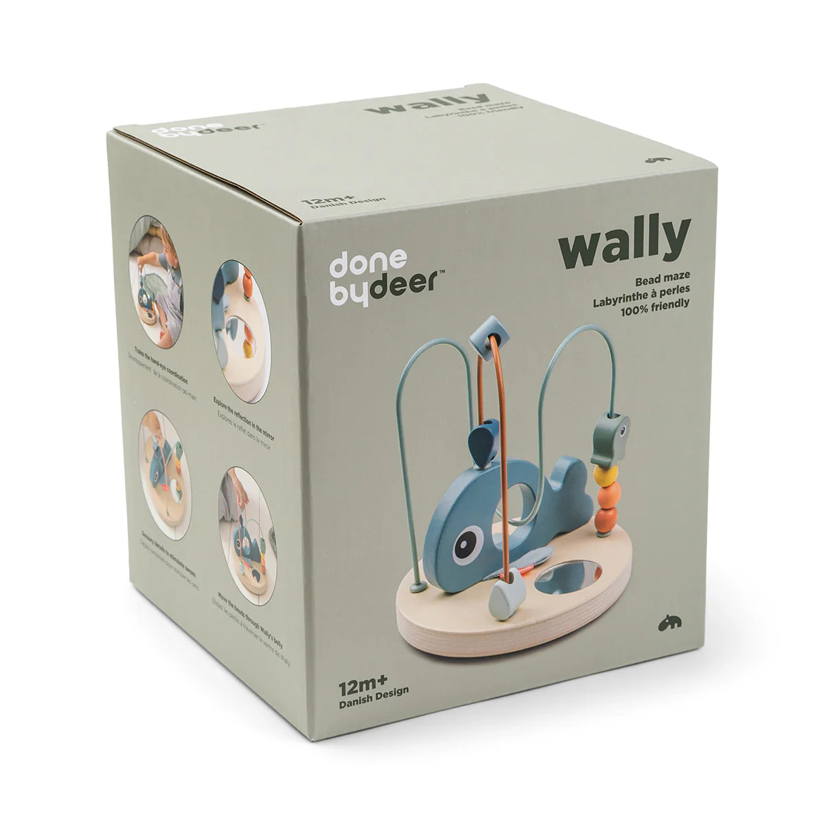 Bead maze - Wally - Blue