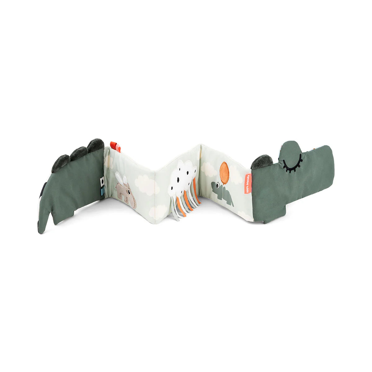 Fold-out soft book - Croco - Green