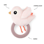 Sensory rattle w/teether