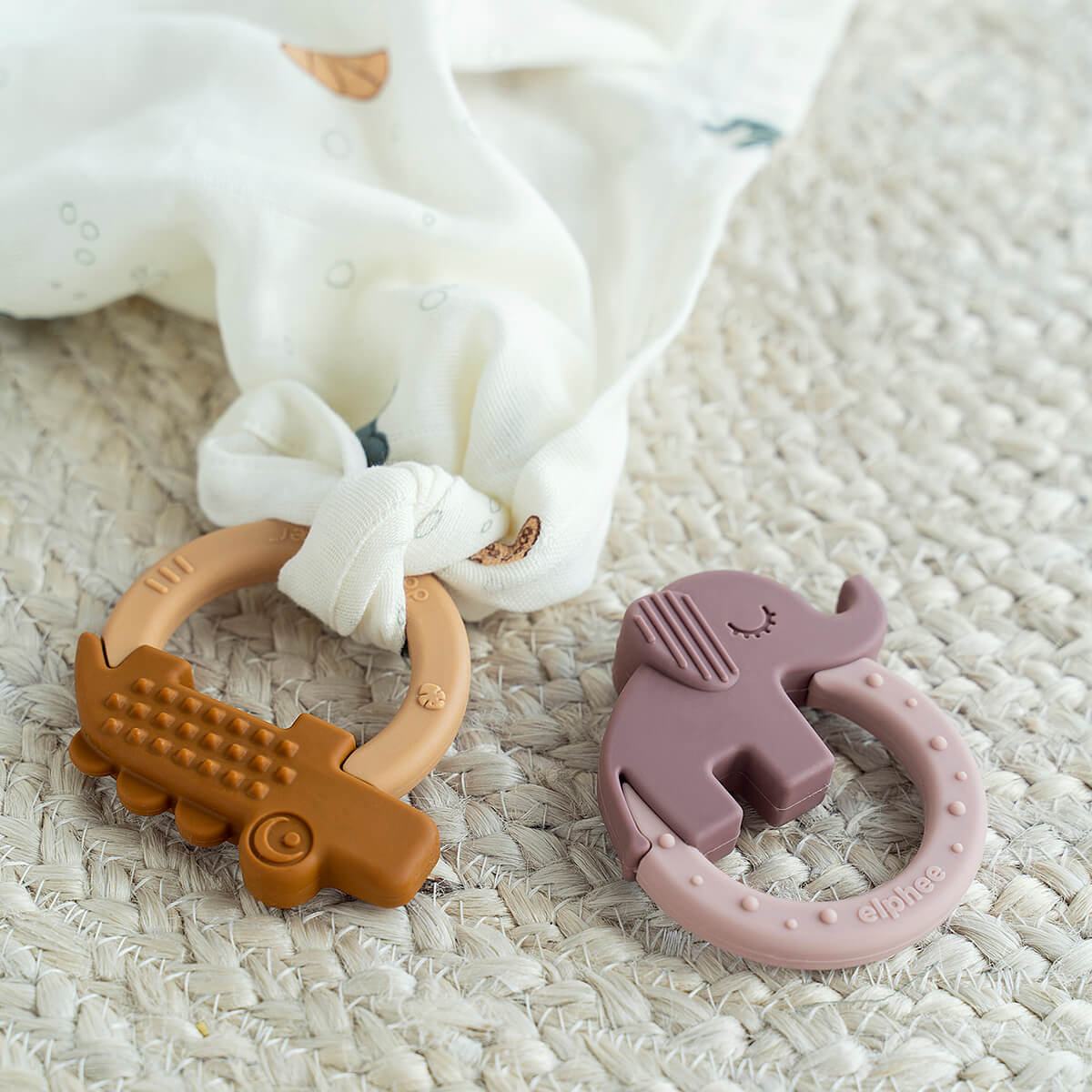 Teether 2-pack - Deer friends