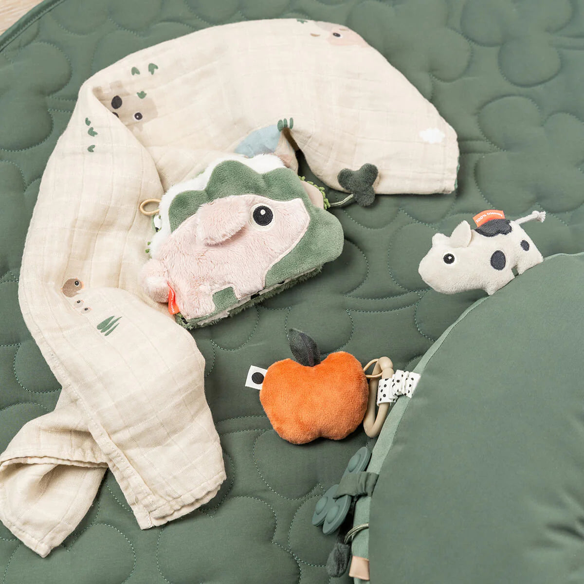 Tummy time activity pillow