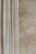 Loose-weave oat linen drape panel